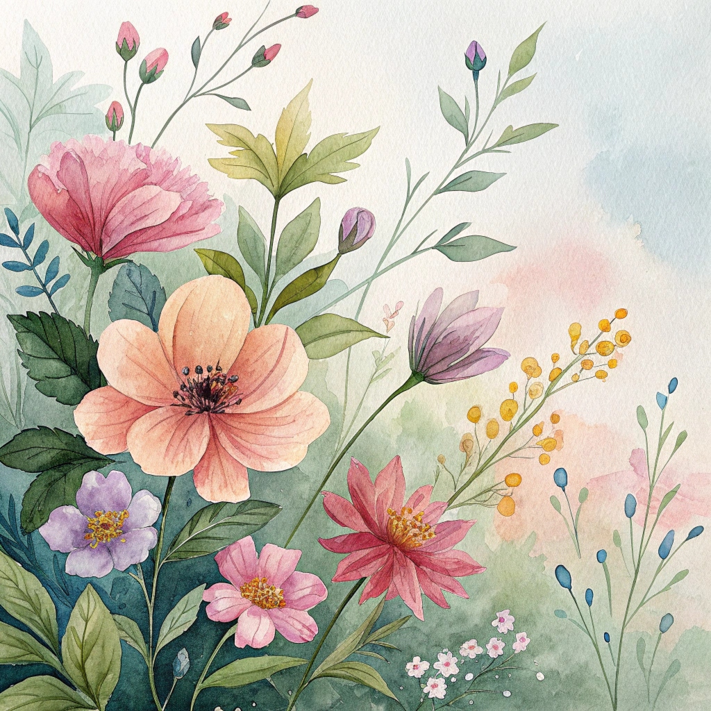 Obra de estudiante - acuarela